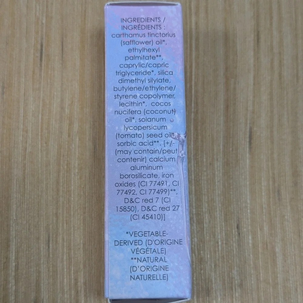 Jelly Pong Pong Lip Oil Watermelon Color-Infused Hydrating‎ Vegan Cruelty Free